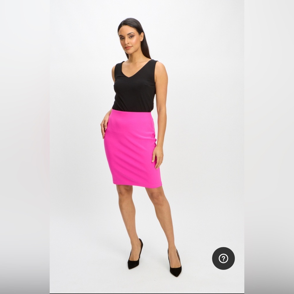 Joseph Ribkoff Hot Pink Pencil Skirt